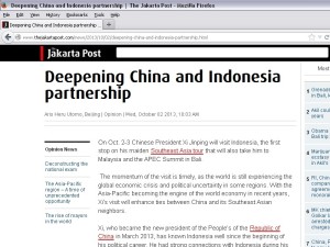 Tulisan di the Jakarta Post